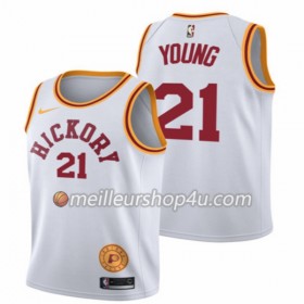 Maillot Basket Homme Indiana Pacers Thaddeus Young 21 Nike Classic Edition Swingman